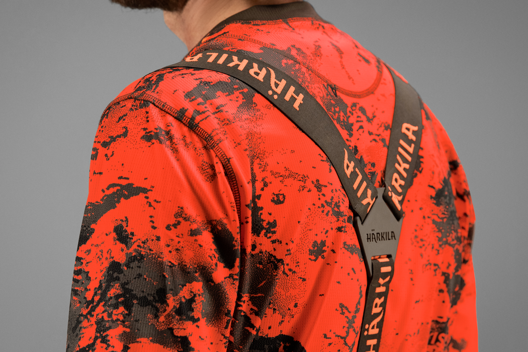 Wildboar Pro – Tech-Hosenträger Braun/Orange Blaze – Härkila