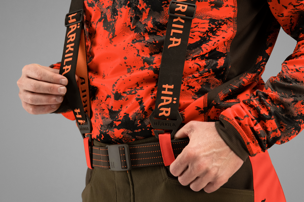 Wildboar Pro – Tech-Hüftgürtel Braun/Orange Blaze – Härkila