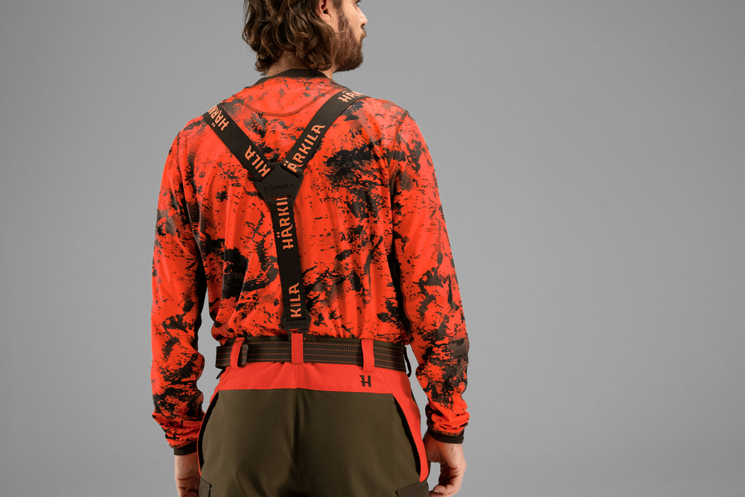 Wildboar Pro – Tech-Hüftgürtel Braun/Orange Blaze – Härkila