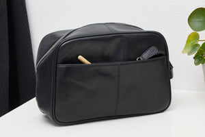 Auckland Kulturtasche Schwarz - Corium