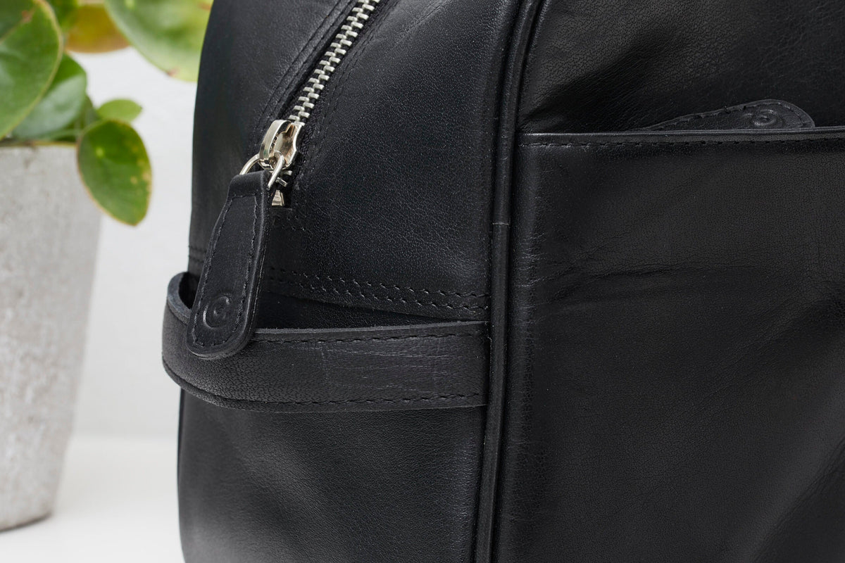 Auckland Kulturtasche Schwarz - Corium