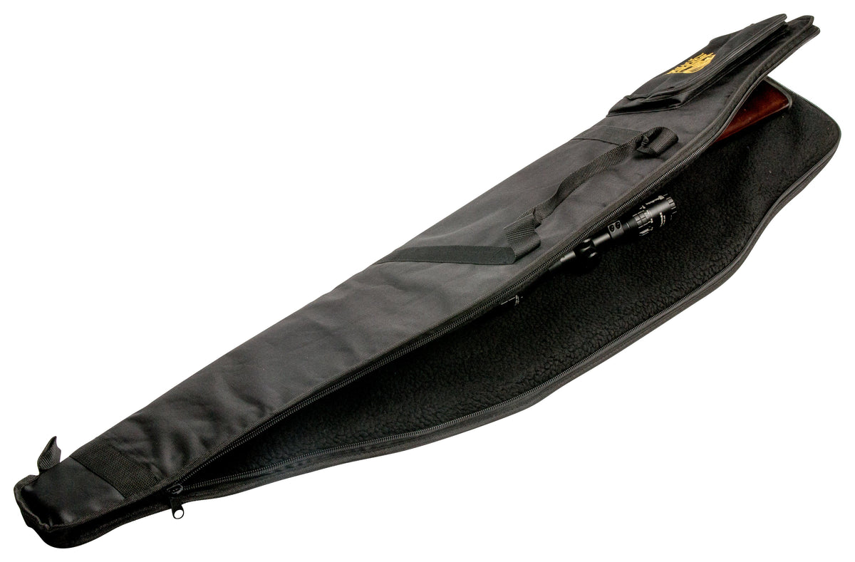 Gewehrfutteral 130 cm mit Tasche und Riemen - Buffalo River