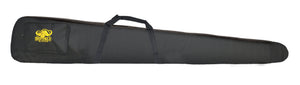 Flintenhülle Schwarz 130cm mit Tasche und Gurt - Buffalo River