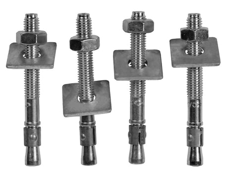 Schraubensatz für Beton 4 Stk Expansionsanker - 90 mm/Ø10 mm