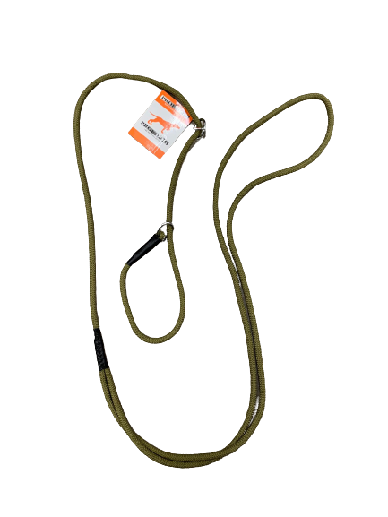 Hundleine/Retrieverleine mit Schulterschlaufe - Grün