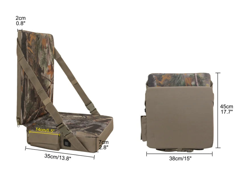Luxus-Sitzkissen Camo M. Heat - HuntElite