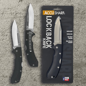 AccuSharp Klappmesser schwarz – Accusharp