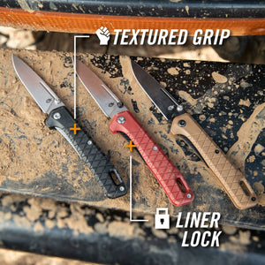 Zilch Drab Red Messer - Gerber