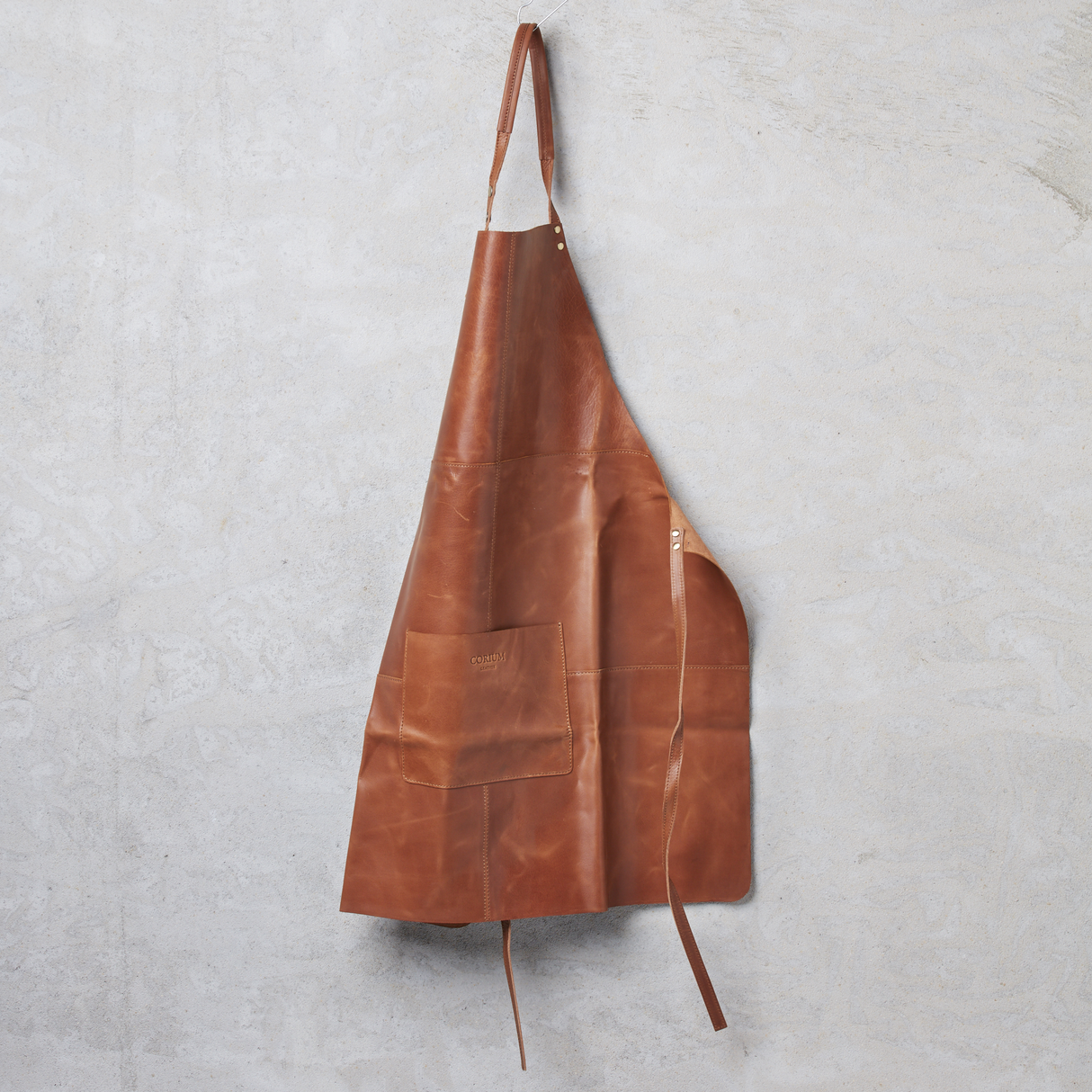 Leder Schürze Cognac - Corium