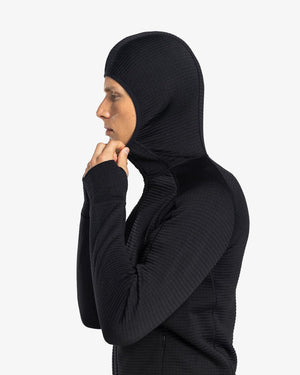 Peak Field Kapuzen-Midlayerjacke mit durchgehendem Reißverschluss Herren – Ulvang