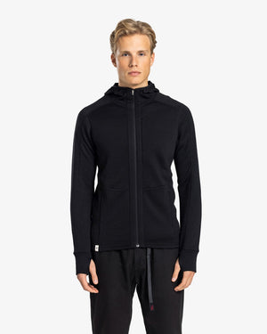 Peak Field Kapuzen-Midlayerjacke mit durchgehendem Reißverschluss Herren – Ulvang