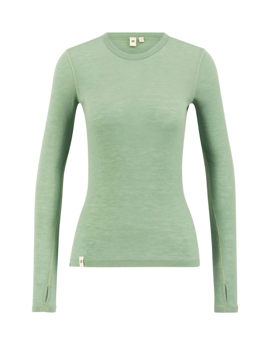 Alltime Lead Langarm-Ripp-T-Shirt Damen – Ulvang