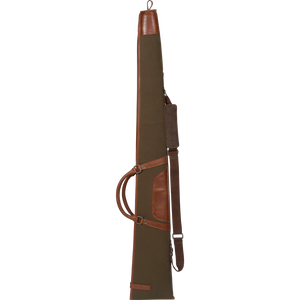 Retriever Waffenkoffer in Canvas/Leder Warm Olive - Härkila