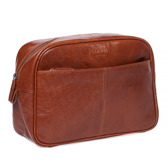 Auckland Kulturtasche Cognac - Corium
