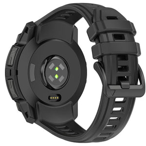 22 mm remme (Instinct® 3 – 45 mm), Sort silikone 2