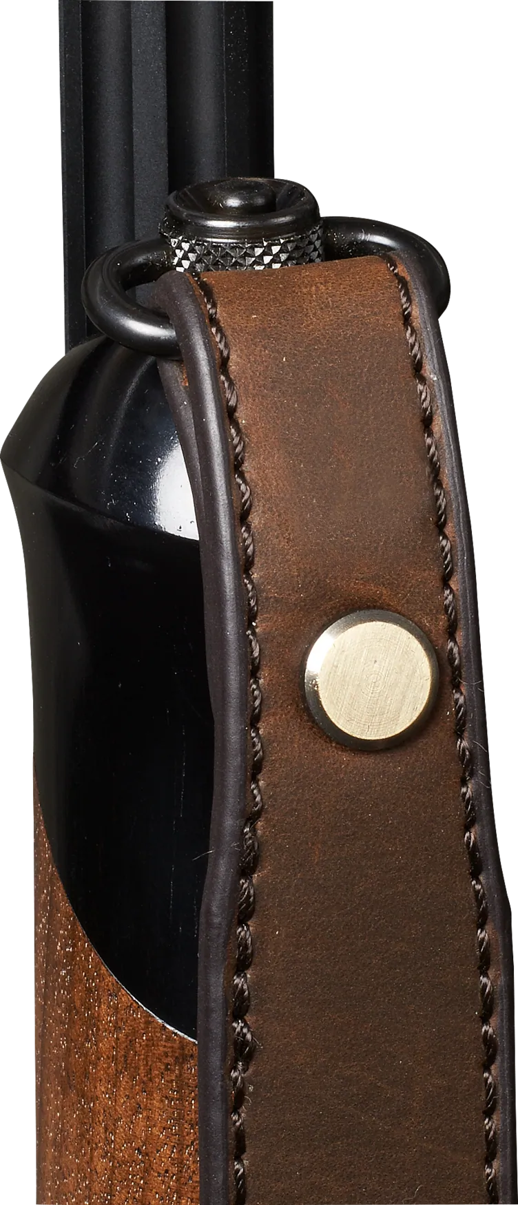 Gewehrriemen aus Leder Dunkelbraun - Härkila
