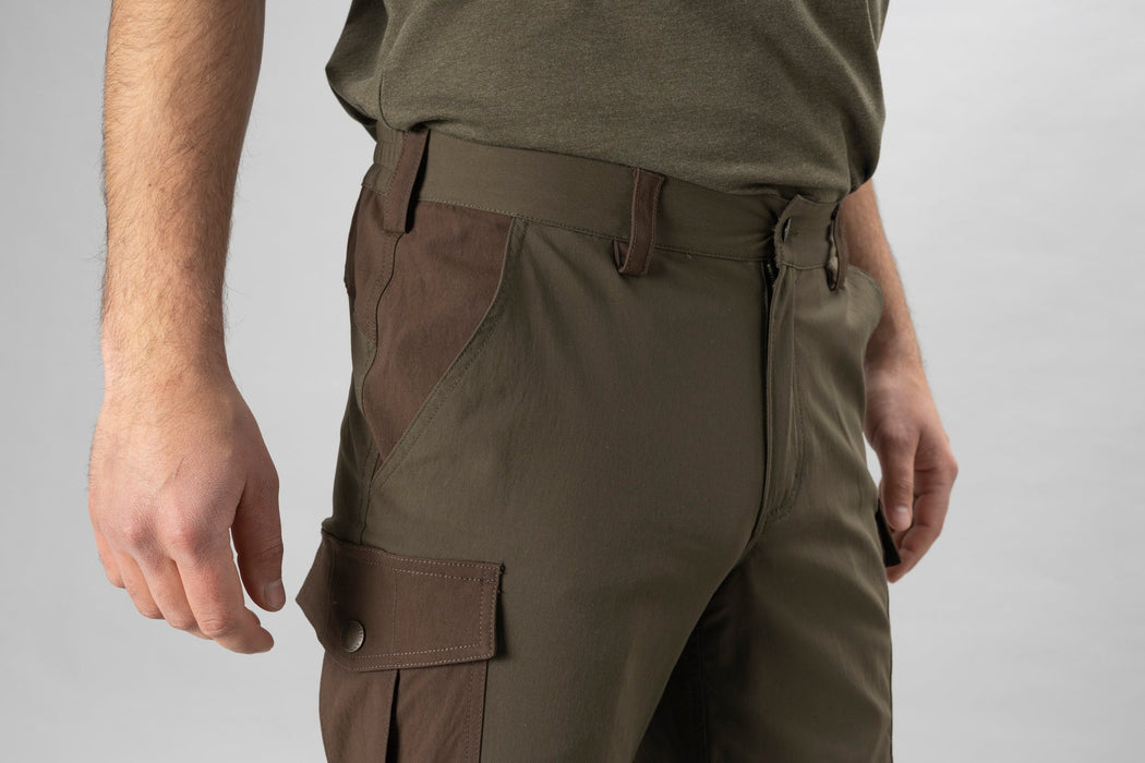 Birch Zip-off-Hose Kieferngrün/Demitasse-Braun - Seeland