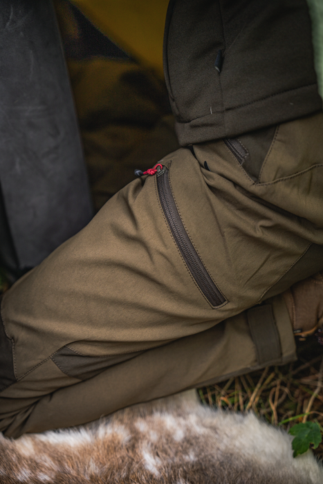 Lärchen-Stretchhose für Damen Tannengrün / Schokoladentorte - Seeland