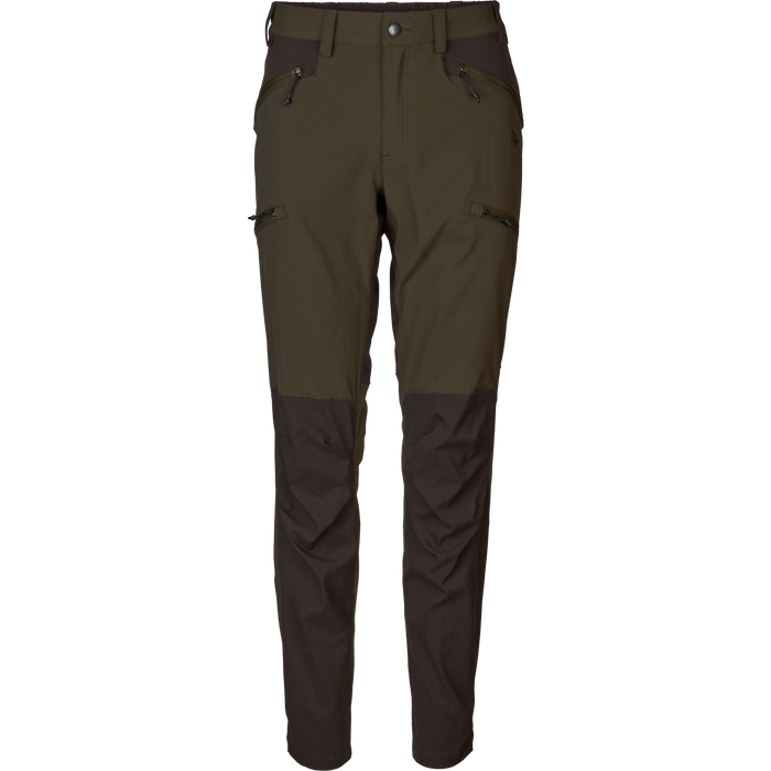 Lärchen-Stretchhose für Damen Tannengrün / Schokoladentorte - Seeland