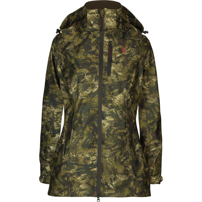 Verfügbare Damen-Camouflagejacke InVis MPC grün - Seeland
