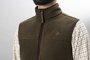 Woodcock Earl Fleeceweste - Pine green melange - Seeland