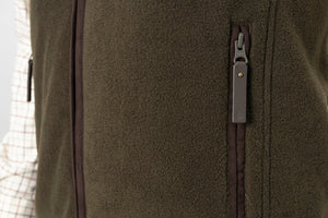 Woodcock Earl Fleeceweste - Pine green melange - Seeland