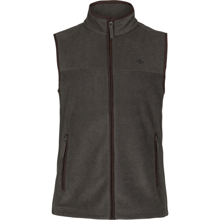 Woodcock Earl Fleece Weste – Dunkelgrau Melange – Seeland