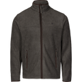 Woodcock Earl Fleece Jacke Dark Grey Melange - Seeland
