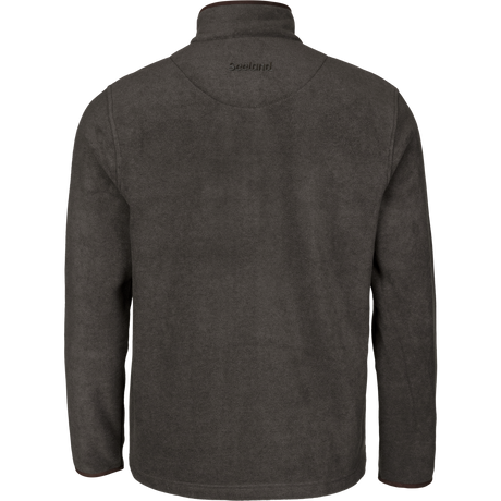 Woodcock Earl Fleece Jacke Dark Grey Melange - Seeland
