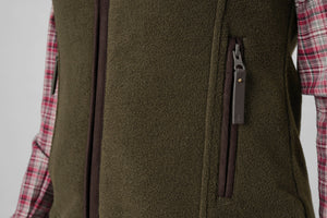 Woodcock Ivy Fleeceweste - Pine green melange - Seeland
