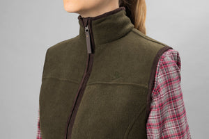 Woodcock Ivy Fleeceweste - Pine green melange - Seeland