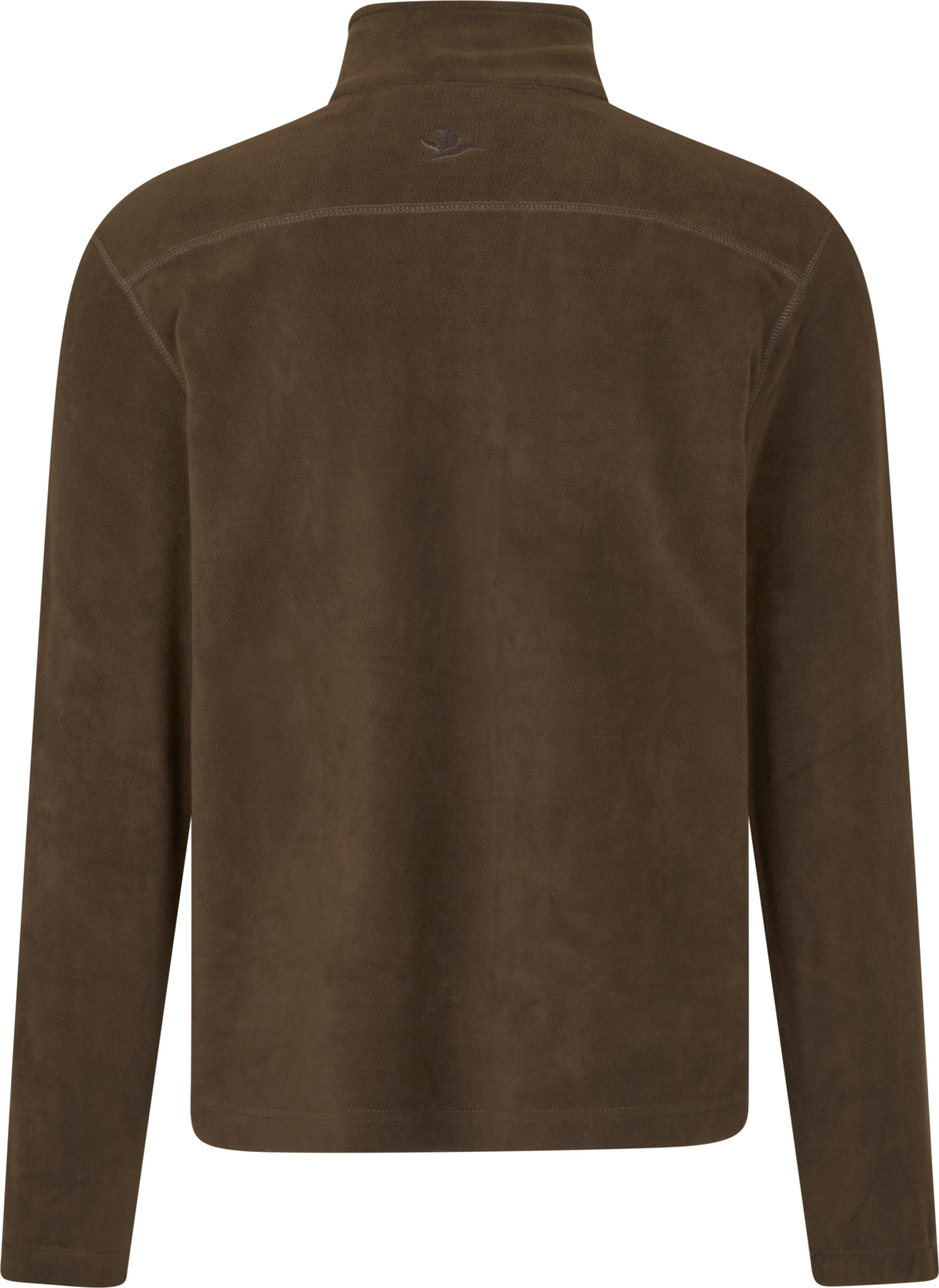 Halbzip-Pullover in Dark Brown – Seeland