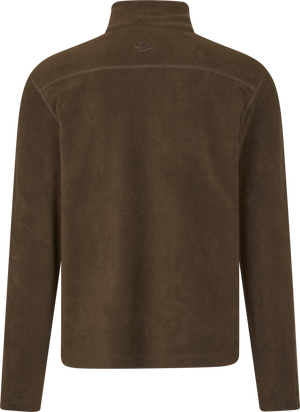 Halbzip-Pullover in Dark Brown – Seeland