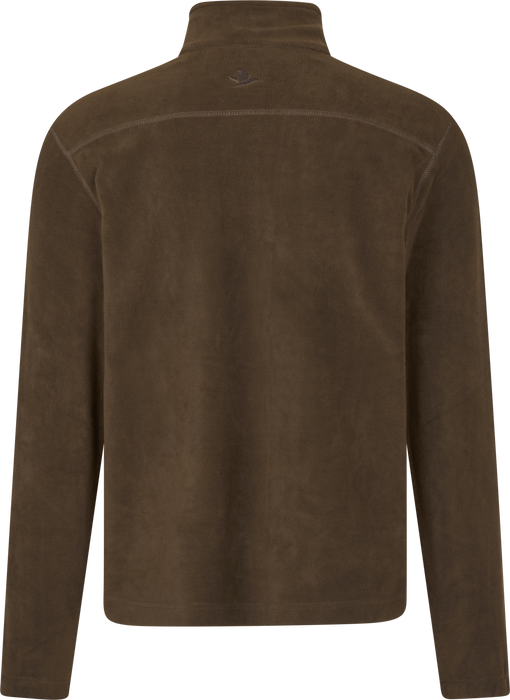 Halbzip-Pullover in Dark Brown – Seeland