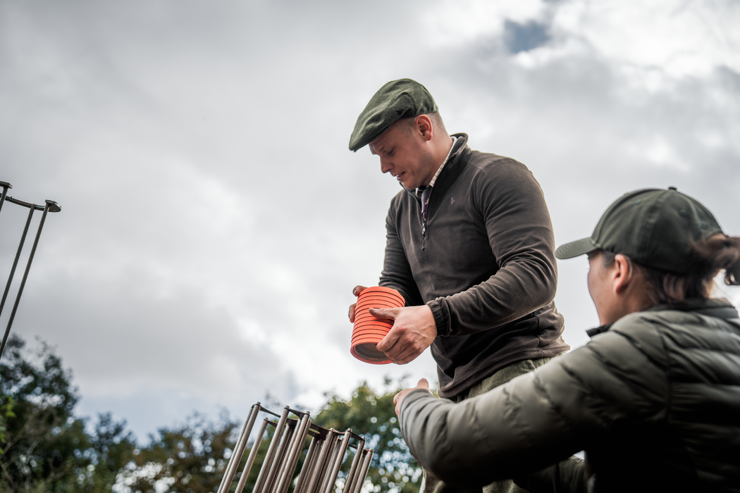 Halbzip-Pullover in Dark Brown – Seeland