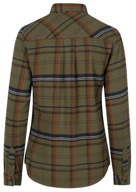 Skye Flanellhemd für Damen Grape Leaf/Terracotta Check - Seeland