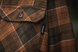 Skye Flanellhemd für Damen - Grizzly Brown/Terracotta Check - Seeland