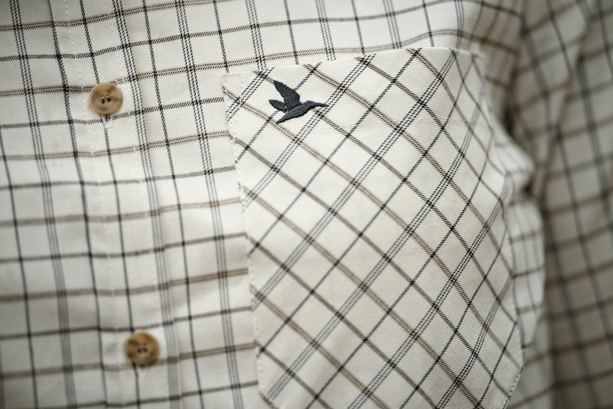 Kerry Schießhemd - Estate Blue/Pine Green Check – Seeland