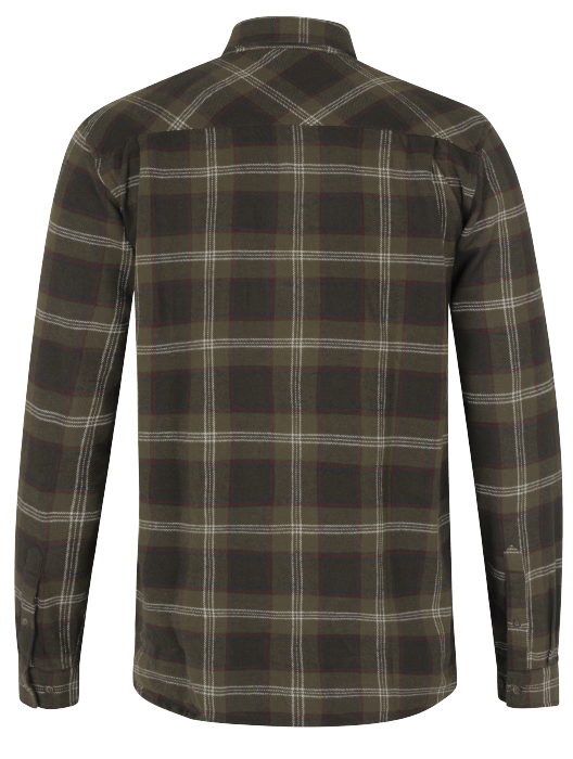 Glen Flannel Hemd – Kieferngrün kariert – Seeland