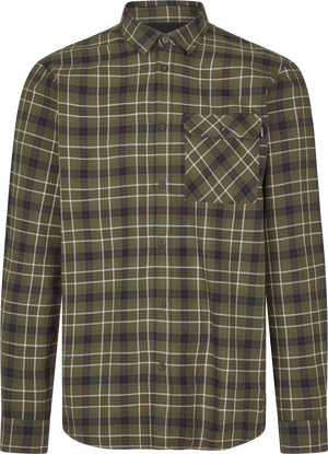 Flanellhemd - Grape Leaf/Dark Navy Check – Seeland