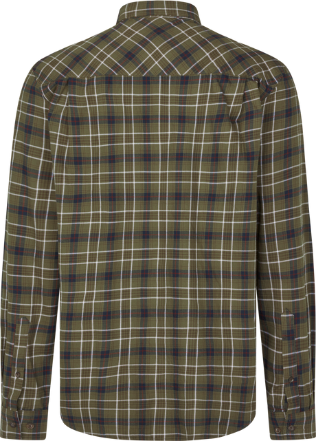 Flanellhemd - Grape Leaf/Dark Navy Check – Seeland