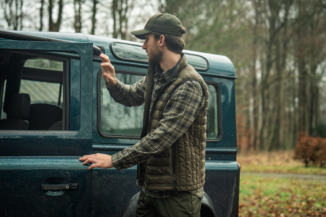 Flanellhemd - Grape Leaf/Dark Navy Check – Seeland