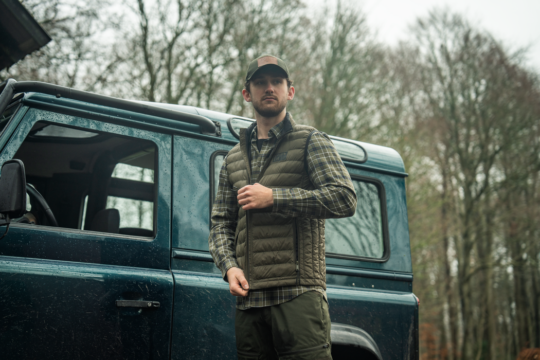 Flanellhemd - Grape Leaf/Dark Navy Check – Seeland