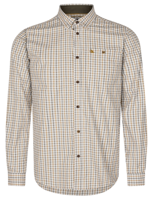 Oxford Schießhemd - Classic blue/Classic brown check - Seeland