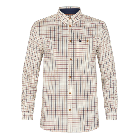 Oxford Schießhemd - Classic Blue/Merlot Check – Seeland