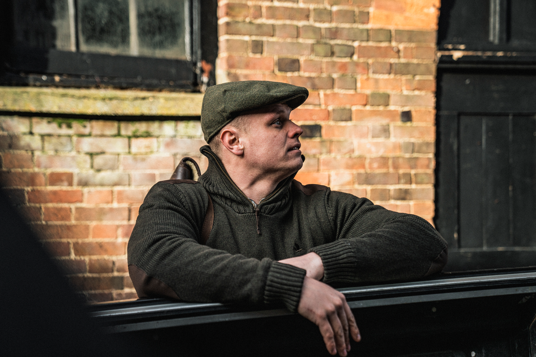 Gestrickte Windjacke Dunkelbraun – Seeland