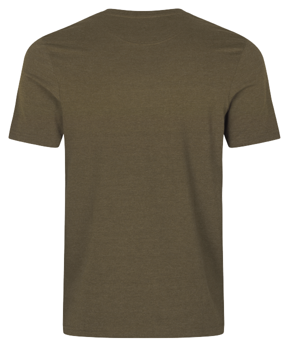 Vogelliebhaber-T-Shirt Dark Olive Melange - Seeland