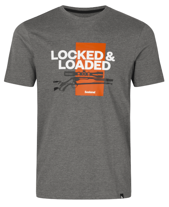 Loaded T-Shirt Grau Melange - Seeland