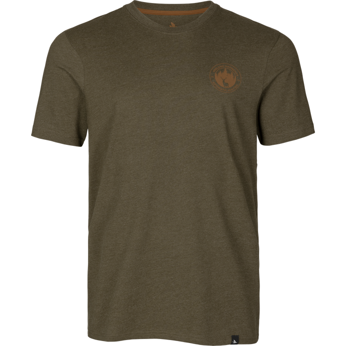 Saker T-Shirt - Kieferngrün meliert - Seeland