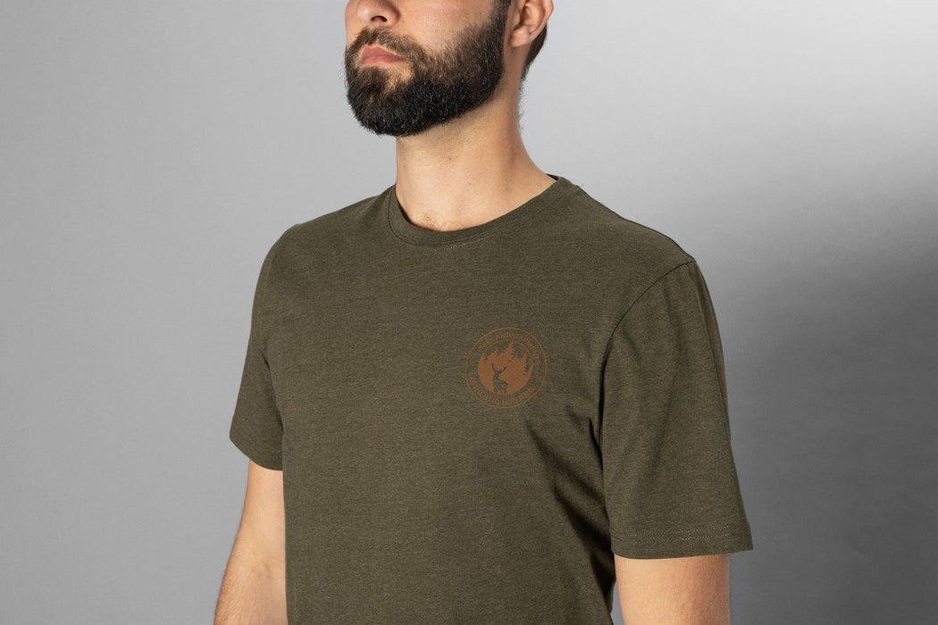 Saker T-Shirt - Kieferngrün meliert - Seeland